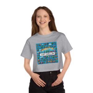 Just Chillin / Women's Miami Pixel T-shirt - Imagen 12