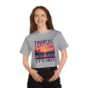 Tropic Like It's Hot / Women's Miami Pixel T-shirt - Imagen 12