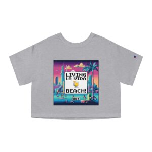 Living La Vida Beach! / Women's Miami Pixel T-shirt - Imagen 10