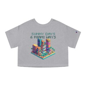 Sunny Days & Miami Ways / Women's Miami Pixel T-shirt - Image 10