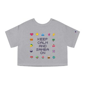 Keep Calm and Samba On / Women's Miami Pixel T-shirt - Imagen 10
