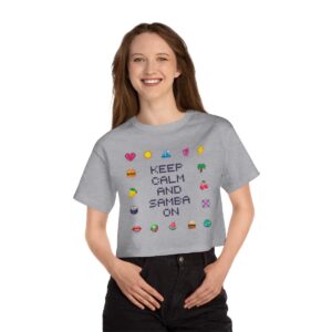 Keep Calm and Samba On / Women's Miami Pixel T-shirt - Imagen 12