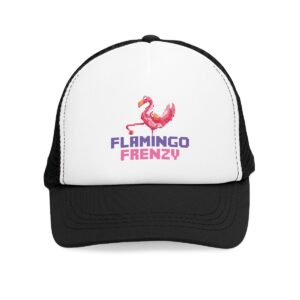 Pixel Flamingo Frenzy / Women's Miami Pixel Hat - Image 11