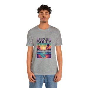 Don't be salty / Men's Miami Pixel T-shirt - Imagen 121