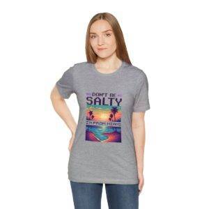 Don't be salty / Men's Miami Pixel T-shirt - Imagen 125