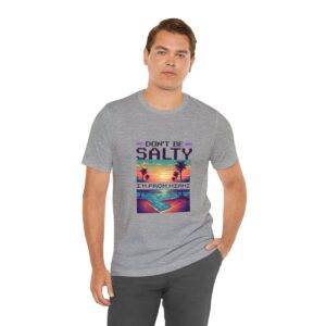 Don't be salty / Men's Miami Pixel T-shirt - Imagen 126