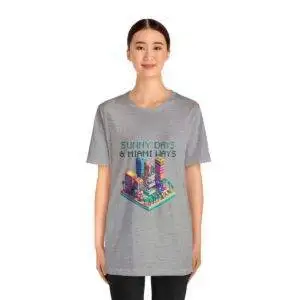 Sunny Days / Men's Miami Pixel T-shirt - Imagen 124