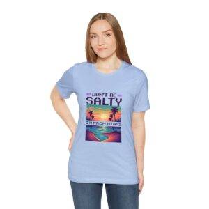 Don't be salty / Men's Miami Pixel T-shirt - Imagen 113