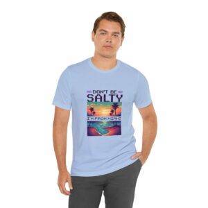 Don't be salty / Men's Miami Pixel T-shirt - Imagen 114