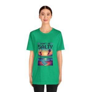 Don't be salty / Men's Miami Pixel T-shirt - Imagen 4