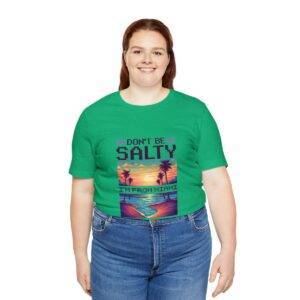 Don't be salty / Men's Miami Pixel T-shirt - Imagen 7