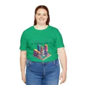 Sunny Days / Men's Miami Pixel T-shirt - Imagen 7