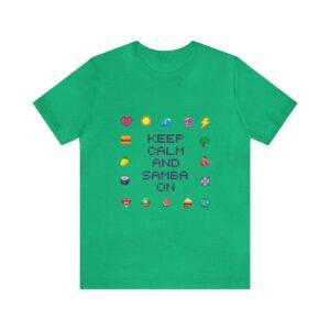 Keep Calm and Samba on / Men's Miami Pixel T-shirt - Imagen 2