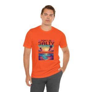 Don't be salty / Men's Miami Pixel T-shirt - Imagen 42
