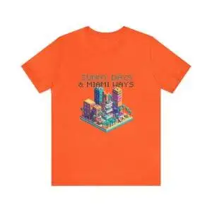 Sunny Days / Men's Miami Pixel T-shirt - Imagen 38