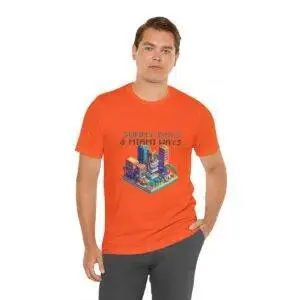 Sunny Days / Men's Miami Pixel T-shirt - Imagen 42