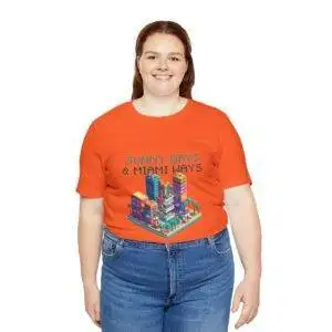 Sunny Days / Men's Miami Pixel T-shirt - Imagen 43