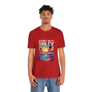 Don't be salty / Men's Miami Pixel T-shirt - Imagen 157