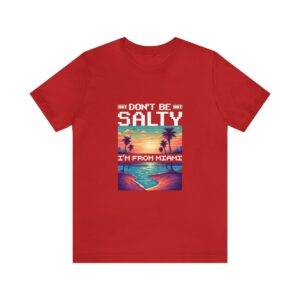 Don't be salty / Men's Miami Pixel T-shirt - Imagen 158
