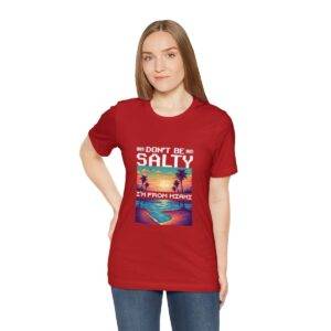 Don't be salty / Men's Miami Pixel T-shirt - Imagen 161