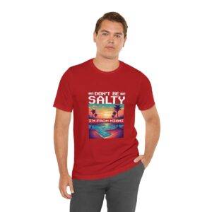 Don't be salty / Men's Miami Pixel T-shirt - Imagen 162