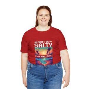 Don't be salty / Men's Miami Pixel T-shirt - Imagen 163