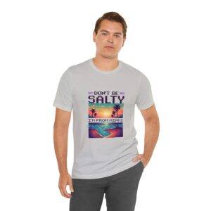 Don't be salty / Men's Miami Pixel T-shirt - Imagen 78