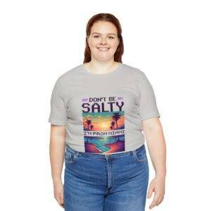 Don't be salty / Men's Miami Pixel T-shirt - Imagen 79