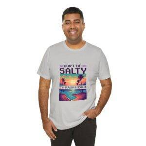 Don't be salty / Men's Miami Pixel T-shirt - Imagen 80