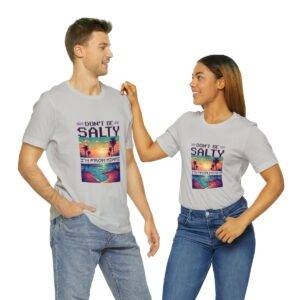 Don't be salty / Men's Miami Pixel T-shirt - Imagen 82