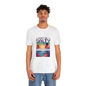 Don't be salty / Men's Miami Pixel T-shirt - Imagen 13