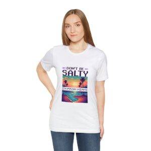 Don't be salty / Men's Miami Pixel T-shirt - Imagen 17