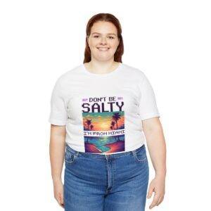 Don't be salty / Men's Miami Pixel T-shirt - Imagen 19