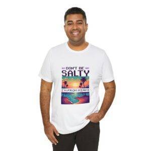 Don't be salty / Men's Miami Pixel T-shirt - Imagen 20