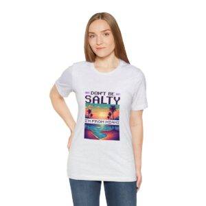 Don't be salty / Men's Miami Pixel T-shirt - Imagen 29