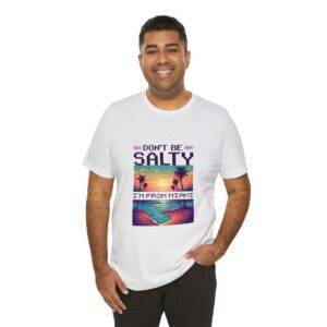 Don't be salty / Men's Miami Pixel T-shirt - Imagen 32