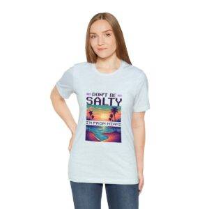 Don't be salty / Men's Miami Pixel T-shirt - Imagen 101