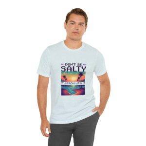 Don't be salty / Men's Miami Pixel T-shirt - Imagen 102