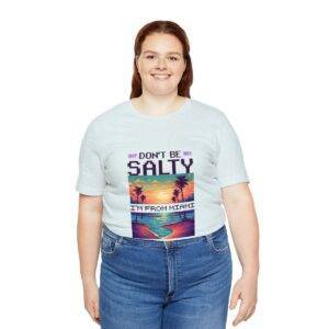 Don't be salty / Men's Miami Pixel T-shirt - Imagen 103