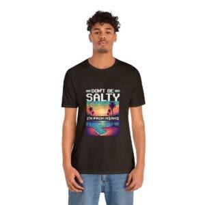 Don't be salty / Men's Miami Pixel T-shirt - Imagen 61
