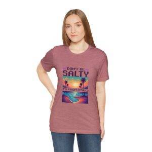 Don't be salty / Men's Miami Pixel T-shirt - Imagen 53