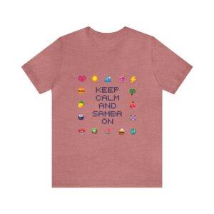 Keep Calm and Samba on / Men's Miami Pixel T-shirt - Imagen 50